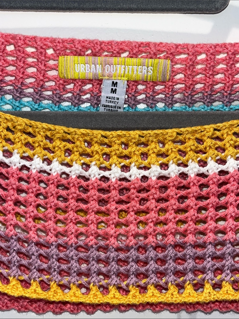 Urban Outfitters Pastel Striped Crochet Shrug - Picture 4 of 7
